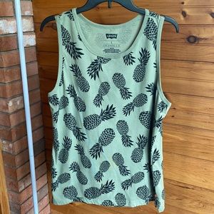 Levi’s Men’s Pineapple Print Tank Top Sz Lg